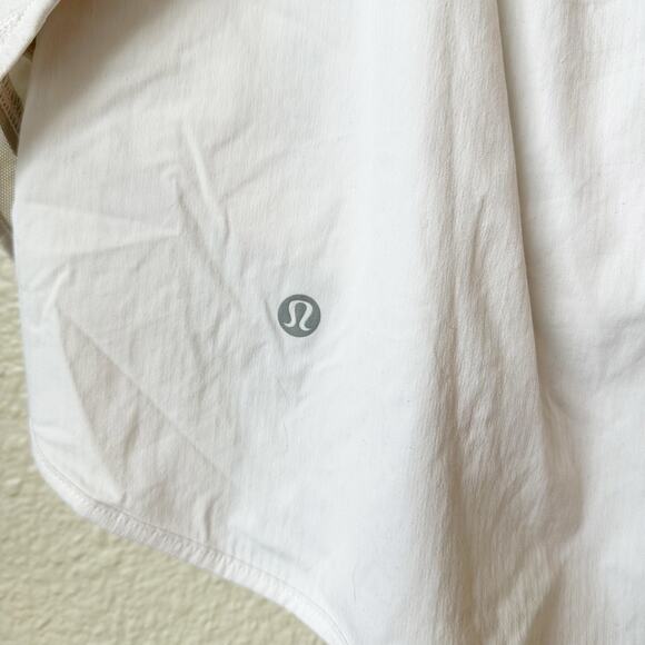 Lululemon Hotty Hot High Rise Skirt Long White sz 10 - Picture 6 of 10